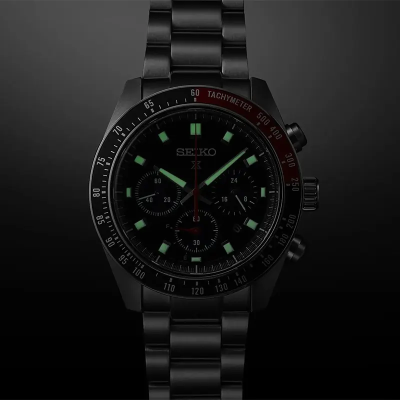 Seiko Prospex Speedtimer Solar Quartz Men's Watch- SSC915P1